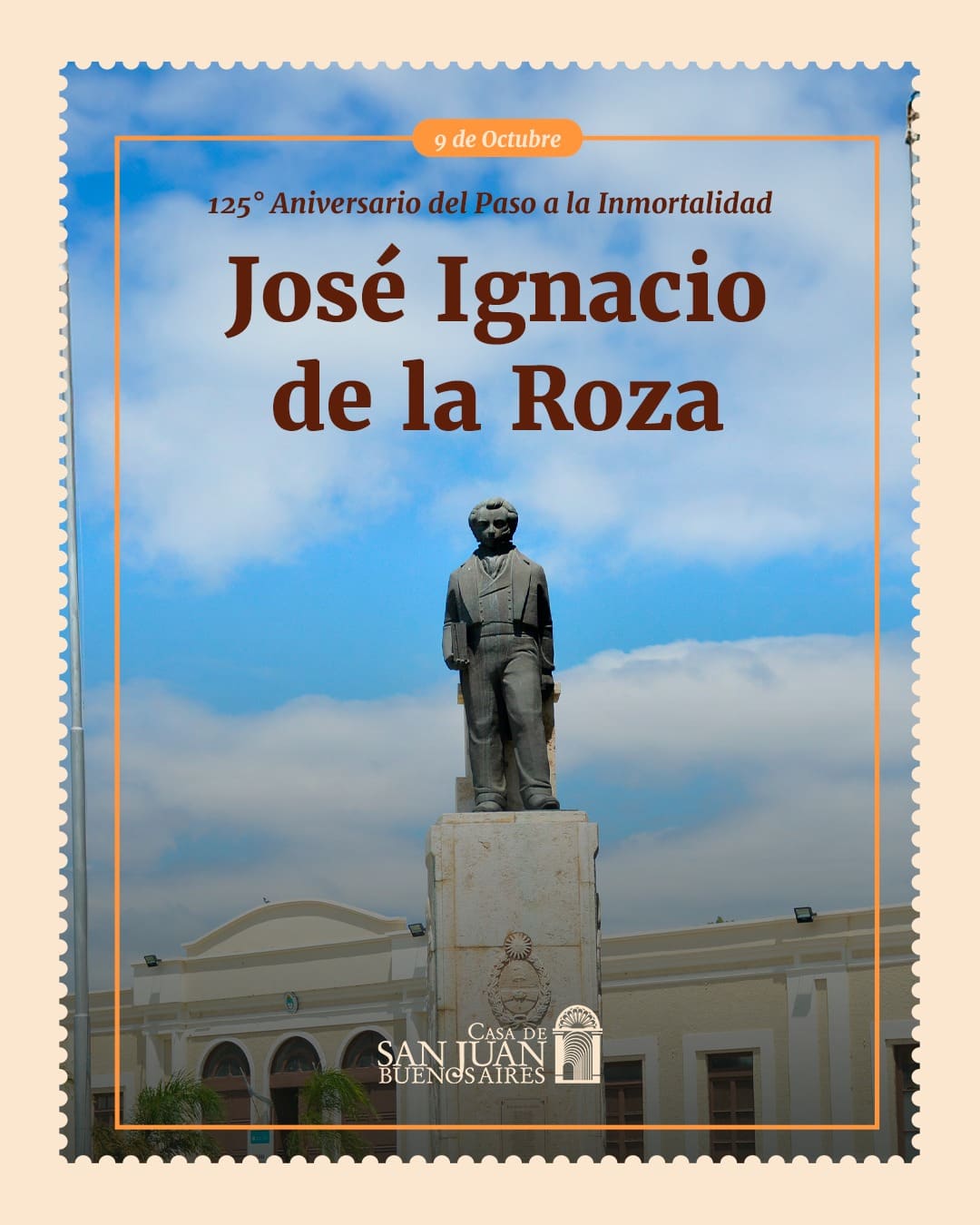Recordamos a José Ignacio de la Roza, promotor del progreso y la educación en San Juan